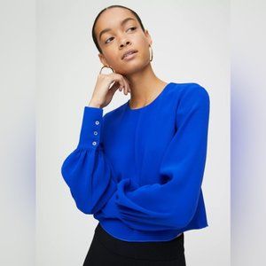 Aritzia Blue Blouse
